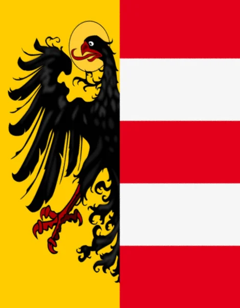 Vlajka Norimberk Německo — Stock fotografie
