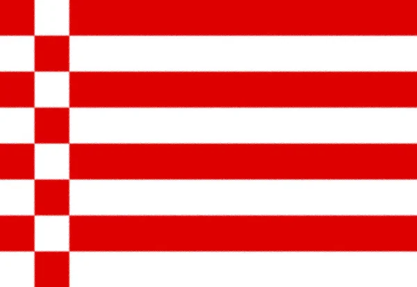 Bremen Németország Zászlaja — Stock Fotó