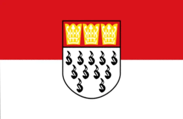 Flagga Köln Tyskland — Stockfoto