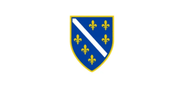 Bosnyákok Zászlaja — Stock Fotó