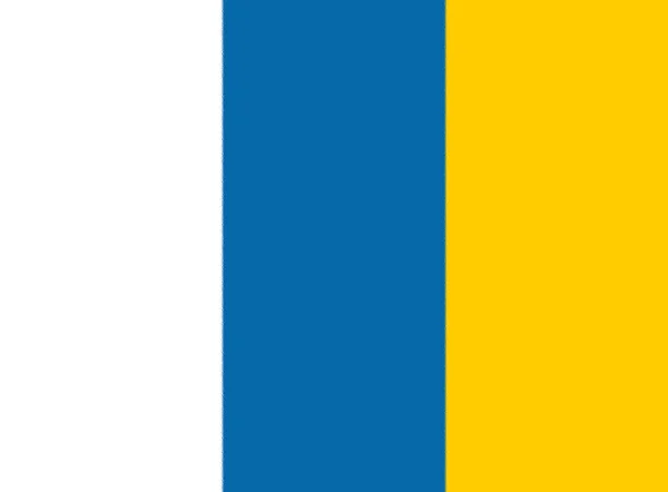 Bandeira Povo Canário — Fotografia de Stock