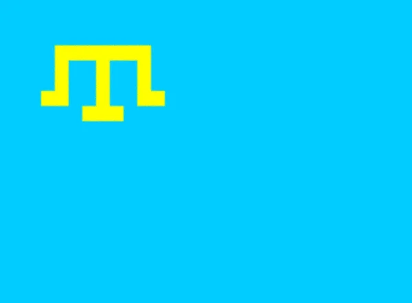 Флаг Крымских Татар — стоковое фото