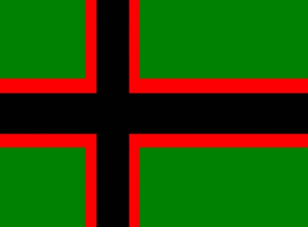 卡累利阿人民的旗帜 — 图库照片