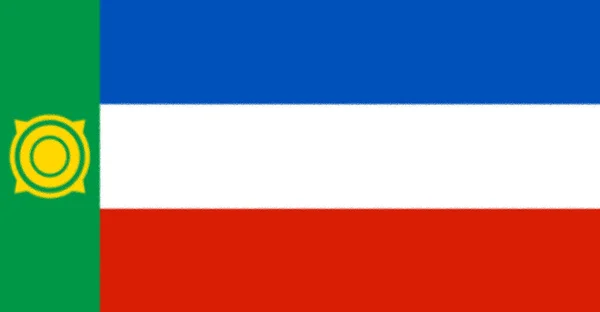 Флаг Хакасов — стоковое фото