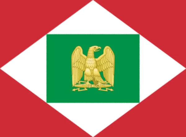 Zászló Napóleon Királyság Olaszország 1805 1812 — Stock Fotó