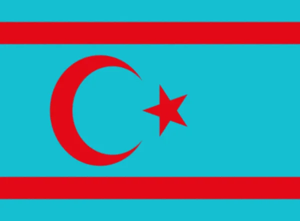 Drapeau Peuple Syrien Turkmène — Photo