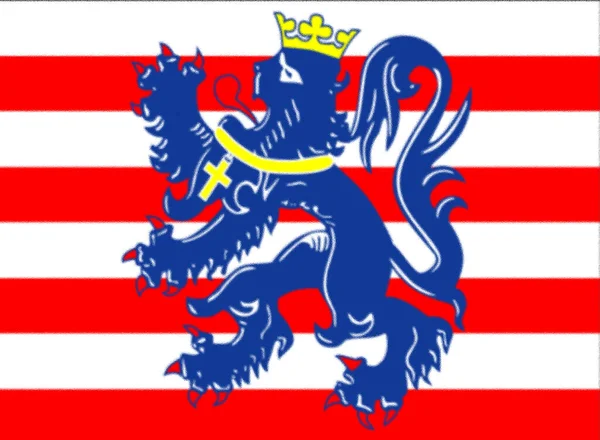 Flaga Brugia Belgia — Zdjęcie stockowe