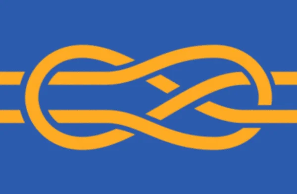 Σημαία Της Διεθνούς Ομοσπονδίας Βεξιλολογικών Ενώσεων — Φωτογραφία Αρχείου