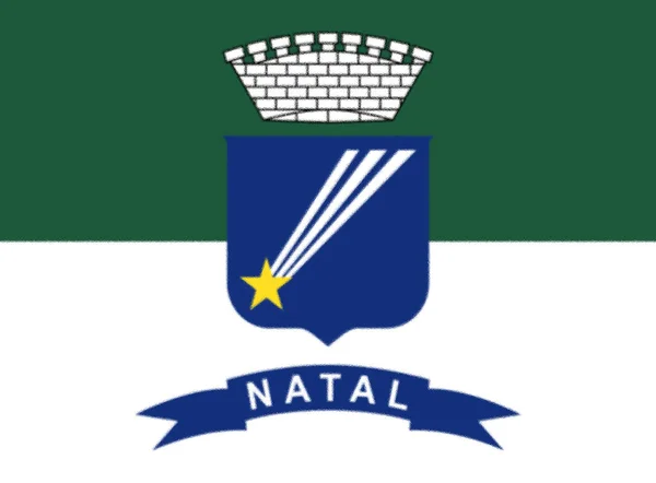 ナタール リオグランデの旗はノルテ ブラジル — ストック写真