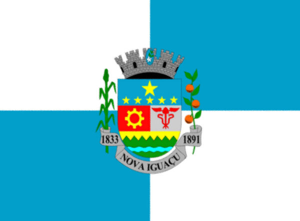 Flag of Nova Iguacu, Brazil