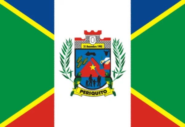 Periquito Bayrağı Brezilya — Stok fotoğraf