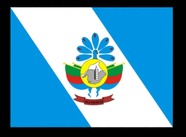 Flagge Von Villa Pavo Brasilien — Stockfoto