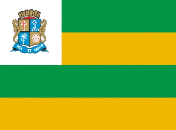 Flag Aracaju Sergipe Brazil — Stock Photo, Image