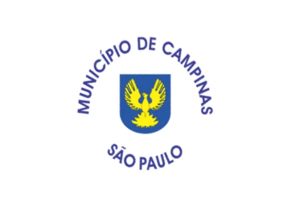 Vlag Van Campinas Brazilië — Stockfoto