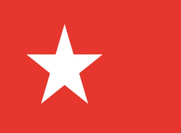 Flaga Maastricht Holandia — Zdjęcie stockowe