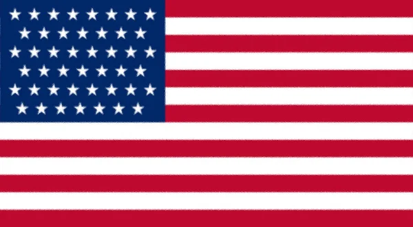 Σημαία Ηνωμένων Πολιτειών Αμερικής 1896 1908 — Φωτογραφία Αρχείου
