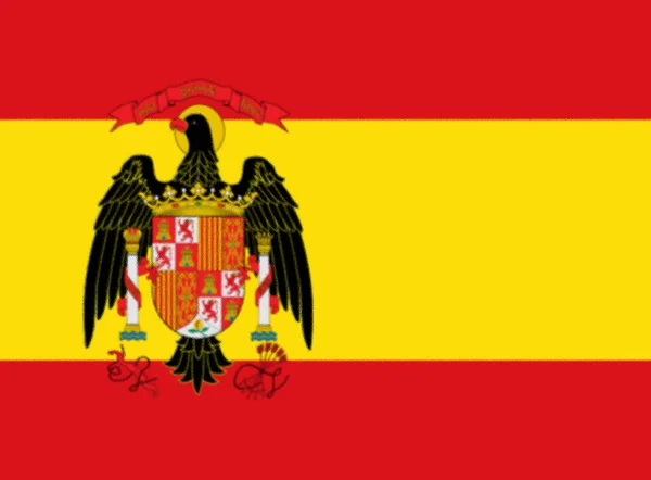 Spaniens Flagg 1977 1981 — Stockfoto