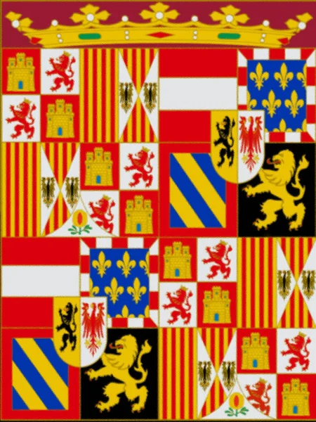 Bandeira Real Rainha Joana 1504 1519 — Fotografia de Stock