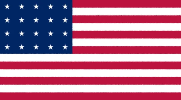 Σημαία Ηνωμένων Πολιτειών Της Αμερικής 1818 1819 — Φωτογραφία Αρχείου