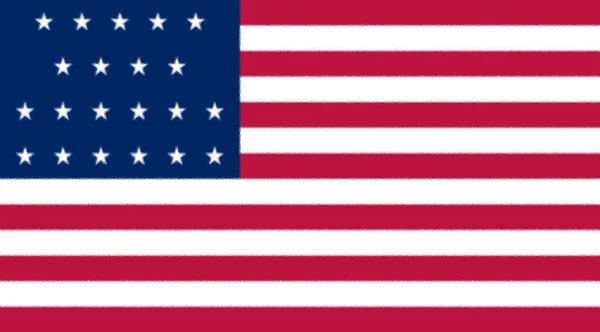 Vlajka Spojených Států Amerických 1819 1820 — Stock fotografie