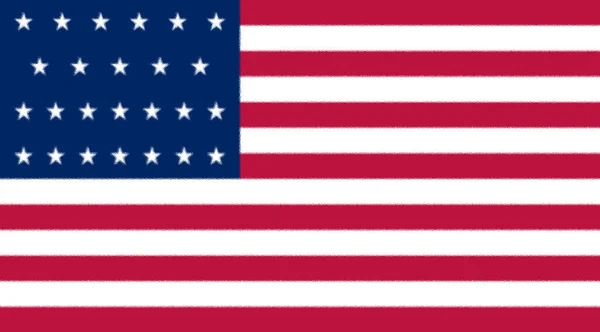 Vlajka Spojených Států Amerických 1836 1837 — Stock fotografie