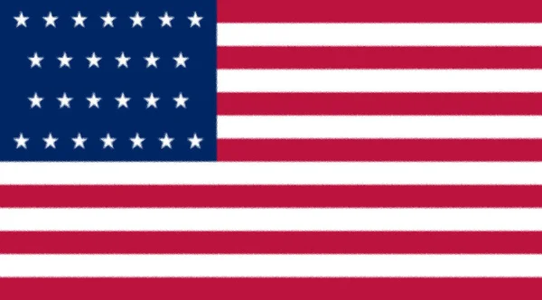 Vlajka Spojených Států Amerických 1837 1845 — Stock fotografie
