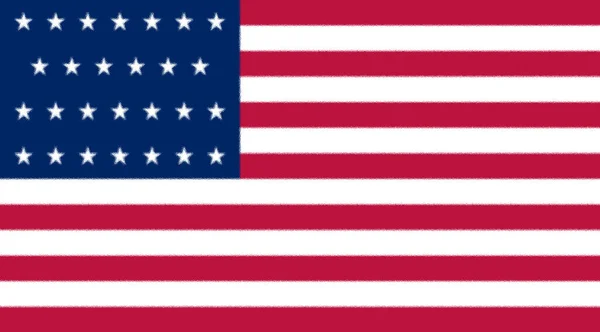Vlag Van Verenigde Staten Van Amerika 1845 1846 — Stockfoto