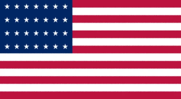 Bandeira Dos Estados Unidos América 1846 1847 — Fotografia de Stock