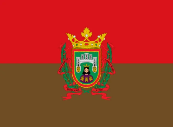 Bandera Burgos España — Foto de Stock