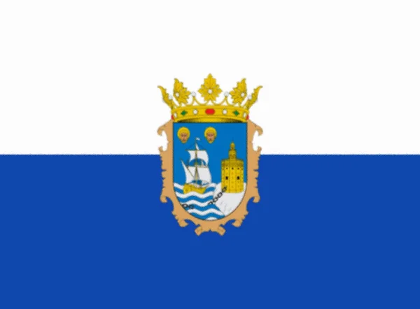 Santander Spanyolország Zászlaja — Stock Fotó