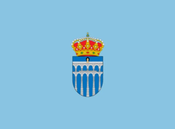 Flaga Segovia Hiszpania — Zdjęcie stockowe