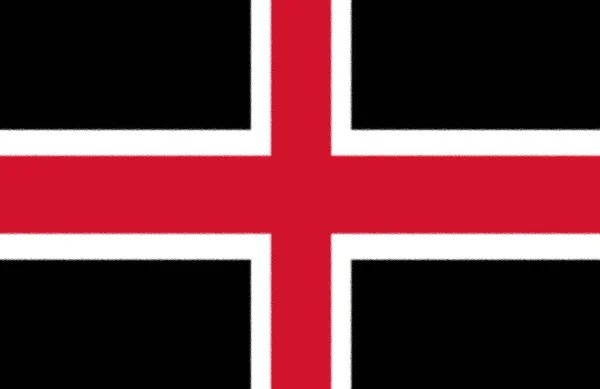 Σημαία Του Durham Αγγλία — Φωτογραφία Αρχείου