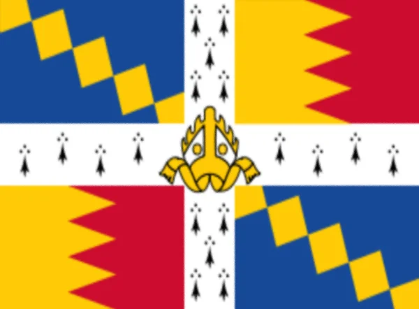 Flagga Birmingham England — Stockfoto
