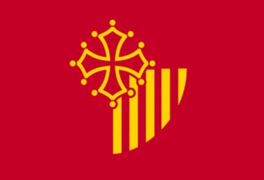languedoc-roussillon, Fransa bayrağı