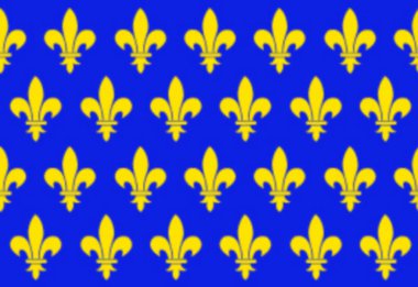 12. yüzyıldan 13. yüzyıla kadar Fransa Krallığı Bayrağı