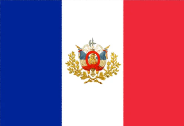 Bandiera Della Dinastia Carolingia Governò Francia Fino 987 Quando Ugo — Foto Stock