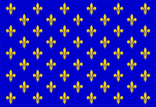 Флаг Французского Королевства Capet Sorrows — стоковое фото