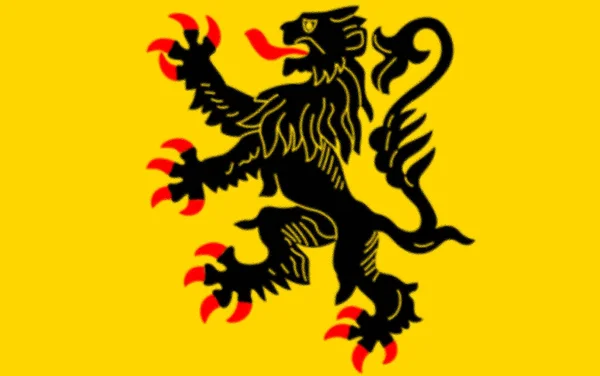 Флаг Норд Кале Франция — стоковое фото