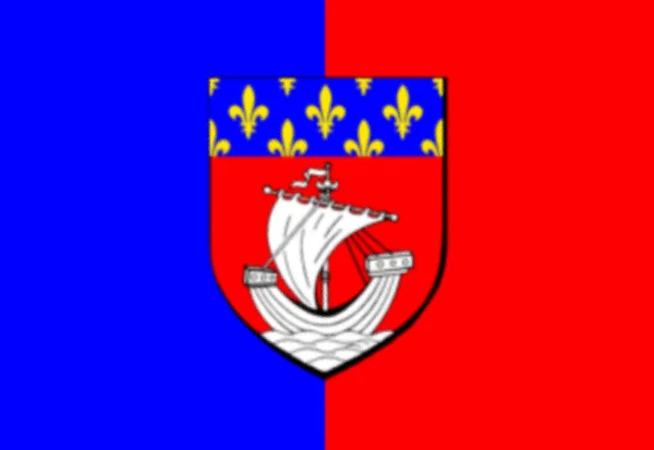 Bandeira Paris Department Municipality France França — Fotografia de Stock