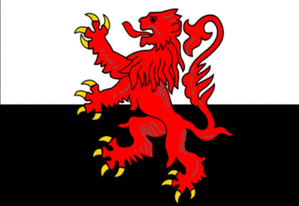 Флаг Пуату Шаранта — стоковое фото