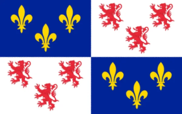 Bandeira Picardia França — Fotografia de Stock
