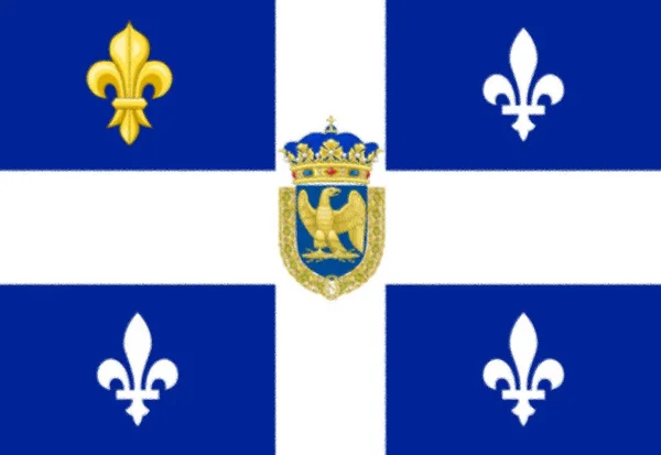 Knížecí Vlajka Quebecu — Stock fotografie