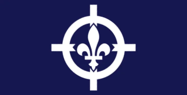Bandeira Quebec Fascista — Fotografia de Stock