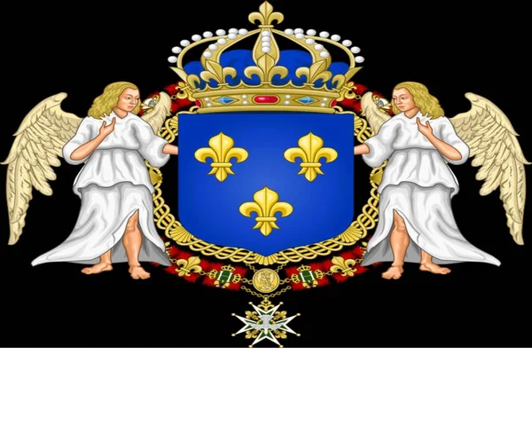 Флаг Франции 1578 1790 — стоковое фото