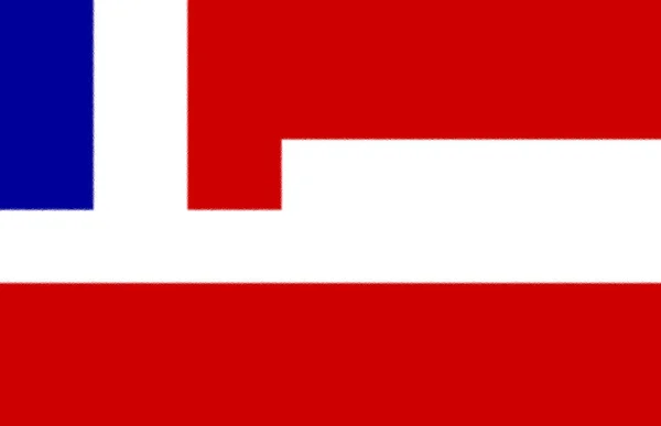 Flagge Tahitis Unter Dem Protektorat Frankreich 1842 1880 — Stockfoto