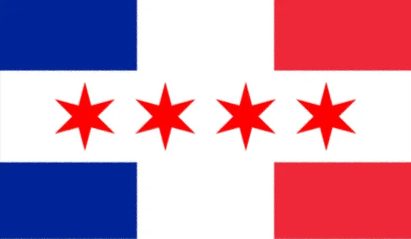 Bandeira Dos Estudantes Alliance Franaise Chicago — Fotografia de Stock