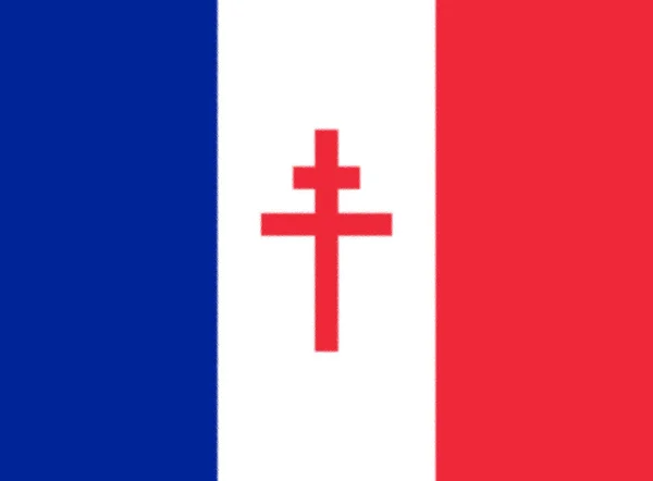 Bandera Free France —  Fotos de Stock