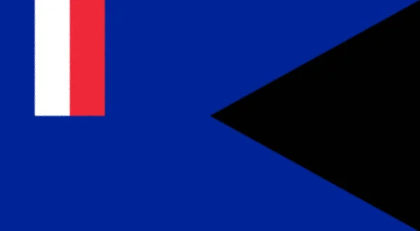 Bandeira Governador Francês França — Fotografia de Stock