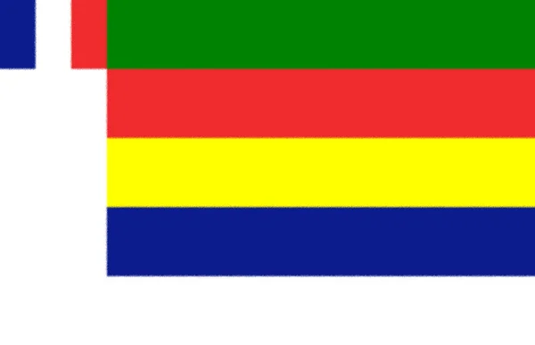 Bandeira Jabal Druze Mandato Francês Síria 1924 1936 — Fotografia de Stock