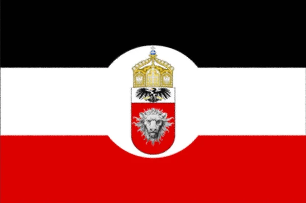 Прапор Протекторату Німецька Східна Африка — стокове фото